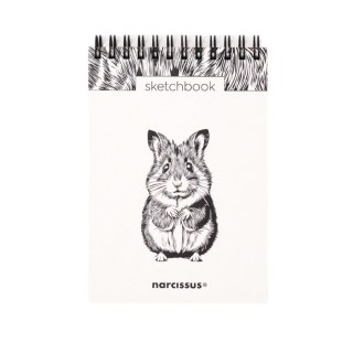 Blok artystyczny szkicownik chomik A6 120g 60k Narcissus