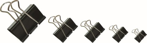 Klipy 25mm czarny Office Products (18092519-05)