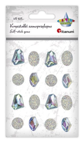 Kryształki Craft-Fun Series 16 sztuk srebrne Titanum (23mH03146)