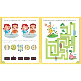 Książeczka edukacyjna Łamigłówki z wesołym borsukiem Aksjomat