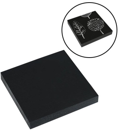 Notes samoprzylepny (karteczki) 654 BL czarny 100k [mm:] 75x75 Eagle (150-1452)