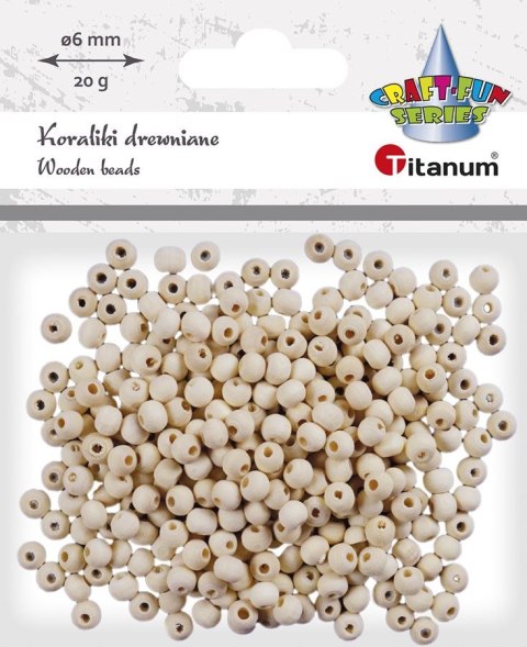 Ozdoba drewniana Craft-Fun Series koraliki Titanum (22TH401-13)