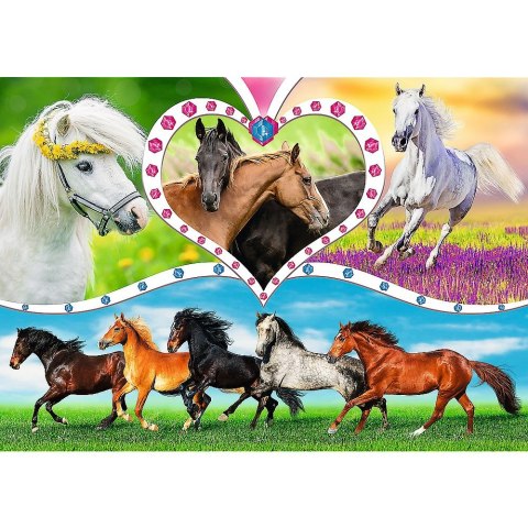 Puzzle Piękne konie 200 el. Trefl (13248)