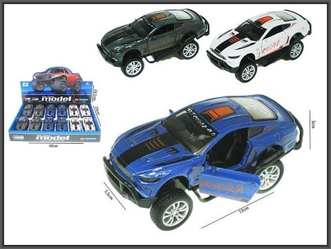 Samochód 13cm metal z napędem 3-kolory Hipo (HX141)