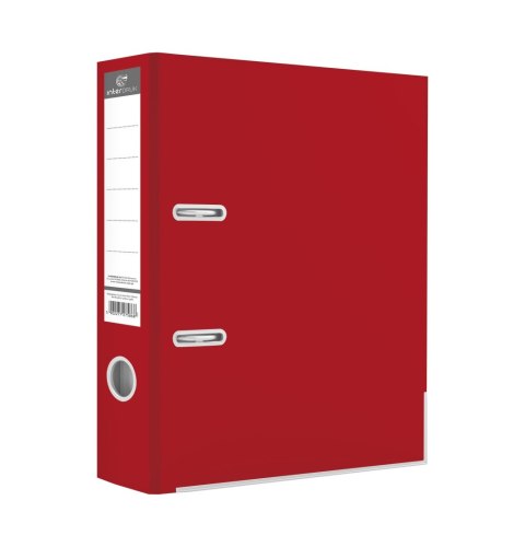 Segregator ringowy bordowy 75mm z dżwignią A4 75mm bordowy Interdruk (5902277275790)