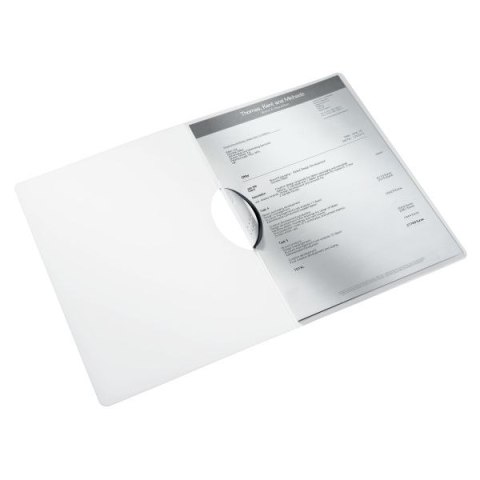 Skoroszyt Wow ColorClip A4 czarny plastik Leitz (41850095)