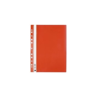 Skoroszyt sztywny zawieszany pomarańcz A4 PVC PCW 160mic. 150g Tres (SKWA4/POM)