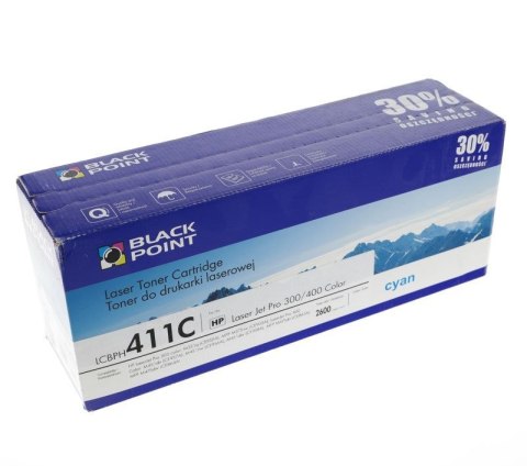 Toner alternatywny HP CE411A cyan Black Point (LCBPH411C)