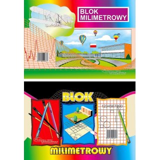 Blok milimetrowy A4 20k Protos