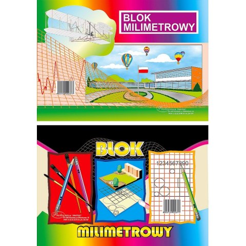 Blok milimetrowy A4 20k Protos