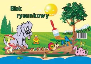 Blok rysunkowy A4 biały 80g 100k [mm:] 297x210 Protos