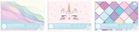 Blok rysunkowy bloki A4 mix 80g 10k Interdruk (5902277294180)