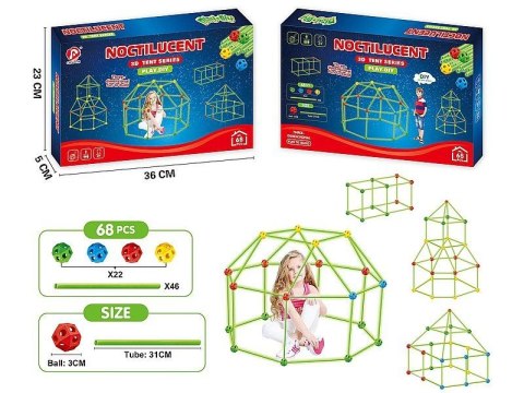 Klocki pozostałe rurki fluorescencyjne Adar (607583)