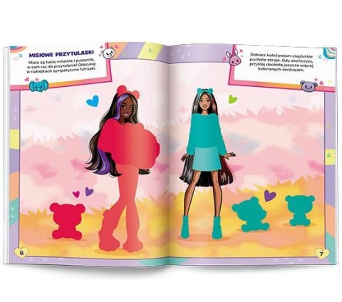 Książka dla dzieci Barbie™. Brokatowe Ubieranki Ameet (SDLB 1104)