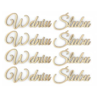 Ozdoba drewniana w dniu ślubu Galeria Papieru (253019)