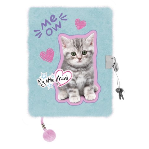 Pamiętnik My Little Friend MINT KITTY A5 Bambino