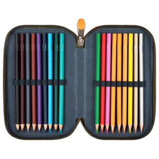 Piórnik Potrójny T-REX JUNIOR z wyposażeniem 5903235654060 St.Right (PC-05)