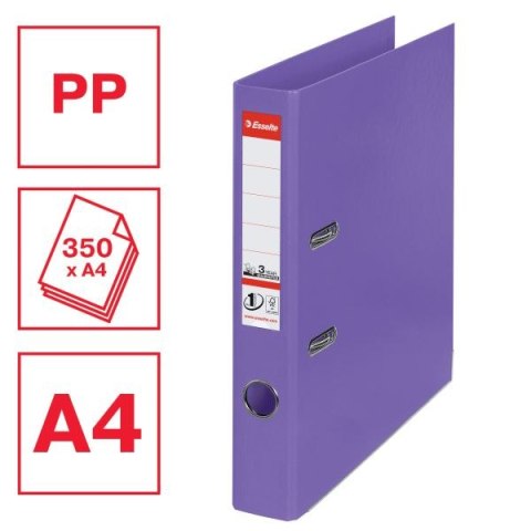 Segregator dźwigniowy No.1 Power A4 50mm fioletowy Esselte (811540)