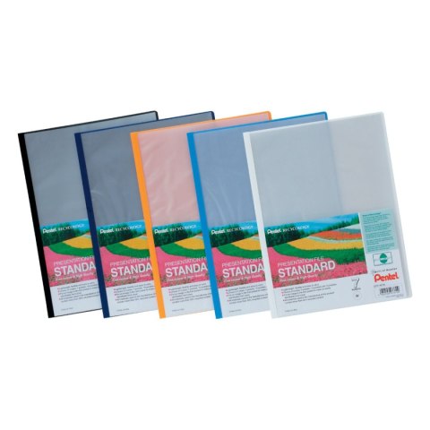 Skoroszyt prezentacyjny A4 żółty polipropylen PP Pentel (DCP1407-G)