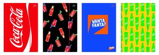 Teczka kartonowa na gumkę COCA COLA MAT+UV A4 mix Interdruk