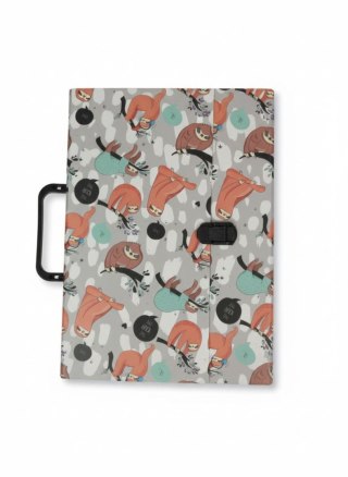 Teczka kartonowa na klips LENIWCE T0122 Z RĄCZKĄ A4 mix Penmate (TT9233)