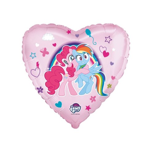 Balon foliowy My Little Pony Uścisk, pakowany 18cal Godan (B201706)