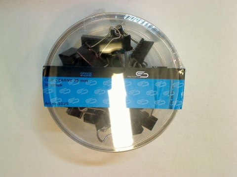 Klipy 25mm czarny Edplastic