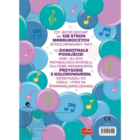 Kolorowanka Gabby Koci Domek Gabi. Mega KOTkolorowanka Trefl (Ks79790)