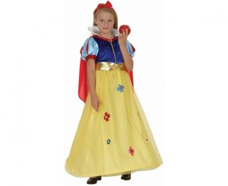 Kostium Królewna Śnieżka (sukienka, peleryna z kołnierzem, pasek, opaska), rozm.110/120 cm Godan (SL-OW11)