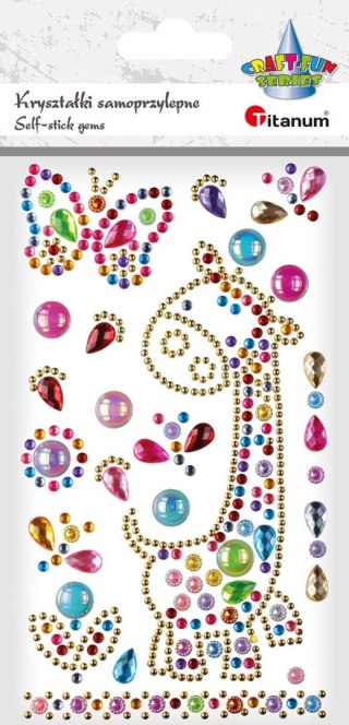 Kryształki Craft-Fun Series samoprzylepne żyrafa Titanum (21XZ1216-7)