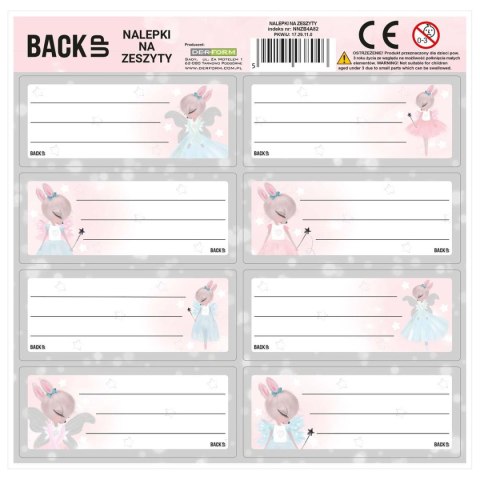 Naklejka na zeszyt Derform (NNZB4A82)