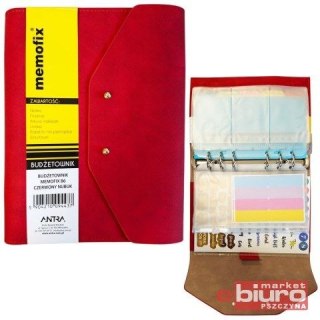 Organizer Budżetownik NABUK B6 czerwona Antra