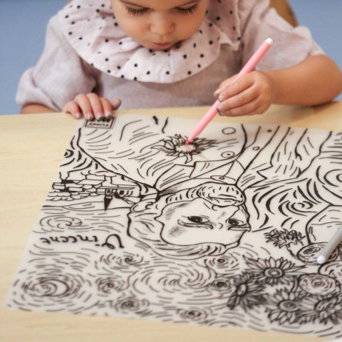 Podkład na biurko FUNNY MAT TRANSPARENT Wincent Van Gog sfu1253 polipropylen PP [mm:] 300x400 Strigo (8681379312530)