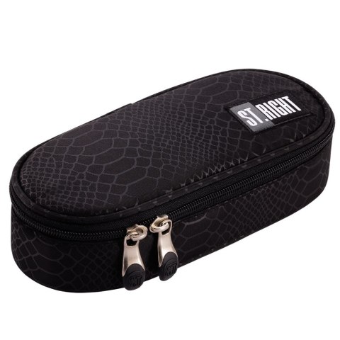 Saszetka Stright SHINY SNAKE PC-01 5903235665264 czarny St.Right (Z USZTYWNIANA KLAPKĄ)