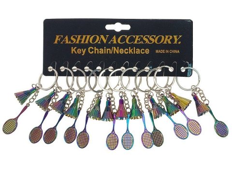 Brelok badminton, karta 12szt. Adar (603745)