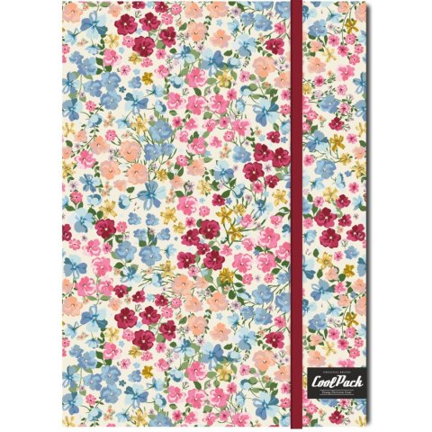 Brulion CoolPack Forget me not z gumką A5 160k. linia Patio (04293CP)