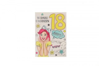 Kartka składana 18-stka B6 Pol-mak (B6GE_18)