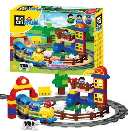 Klocki plastikowe Mubi 109 elementów Miasteczko Icom (MU3003)