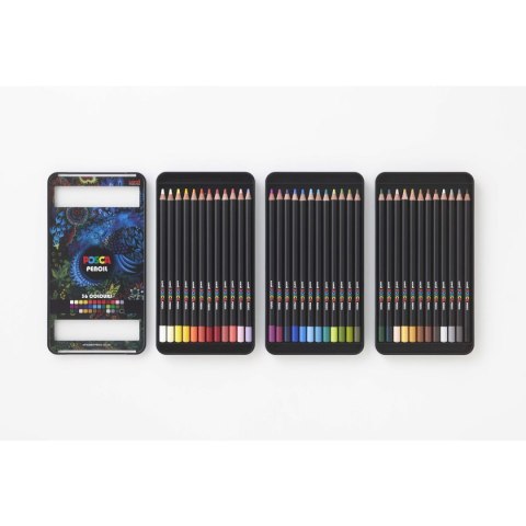 Kredki ołówkowe POSCA 36 sztuk Uni (KPE-200/36C)