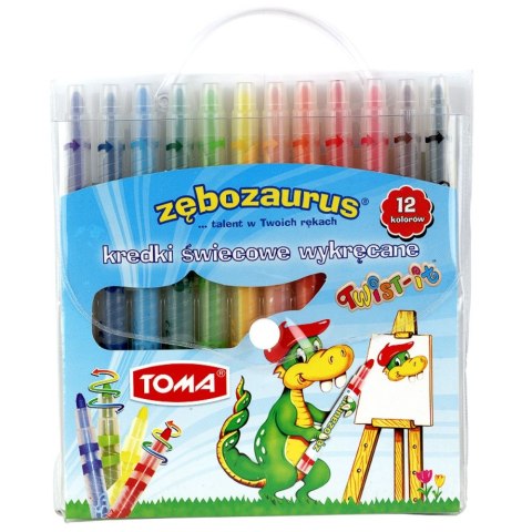 Kredki ołówkowe TWIST-IT 12 kol. Toma (TO-570)