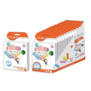 Kredki świecowe Orzeszki PASTEL 12 kol. Y-plus (168672)