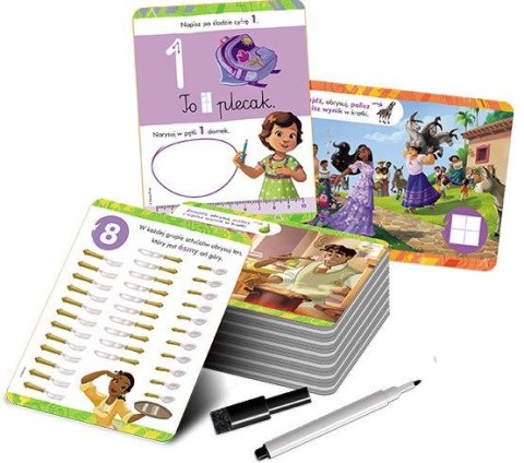 Książeczka edukacyjna Disney Uczy. Cyfry. Karty Ameet (UMK 9301)