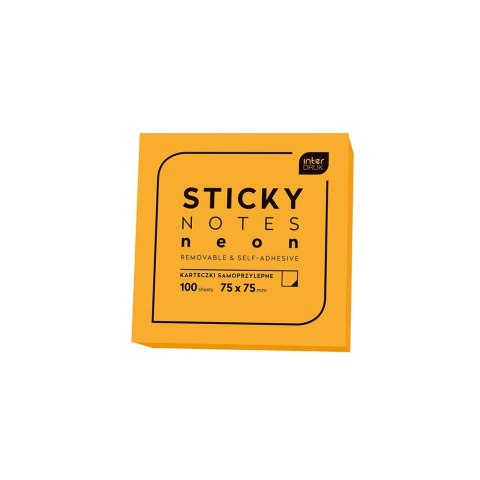 Notes samoprzylepny (karteczki) mix 100k [mm:] 75x75 Interdruk (IKARSAM100N)