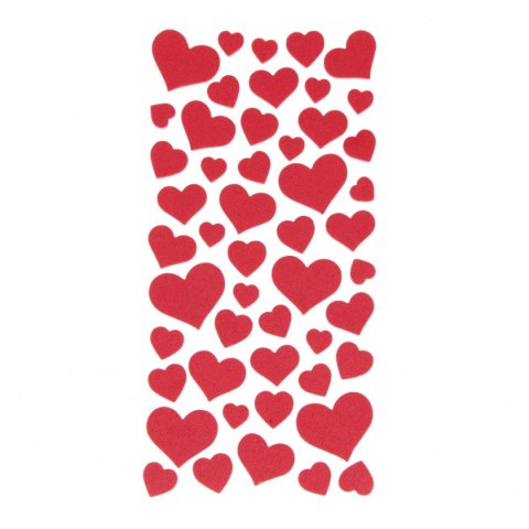 Ozdoba piankowa serca samoprzylepne Craft With Fun (555450)