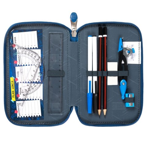 Piórnik Potrójny LAZY CATS PC-05 z wyposażeniem St.Right (5903235652394)