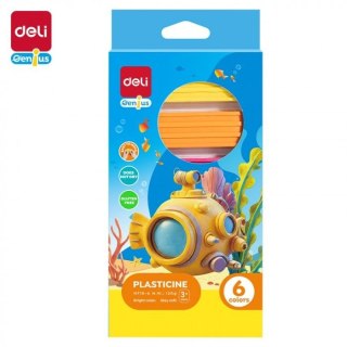 Plastelina 6 kol. prostokąty mix Argo (EH718-6)