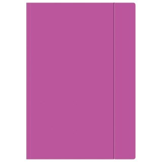 Teczka kartonowa na gumkę A5 mix Interdruk (TEGUFLUOA5)