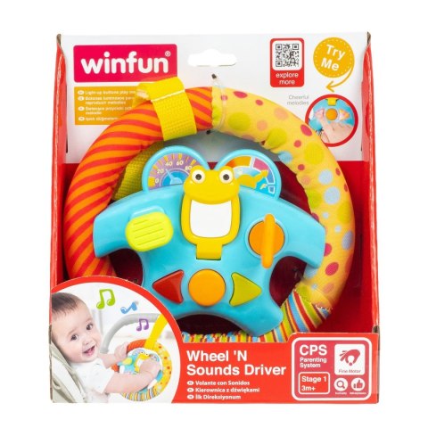 Zabawka edukacyjna moja pierwsza kierownica Smily Play (000706)