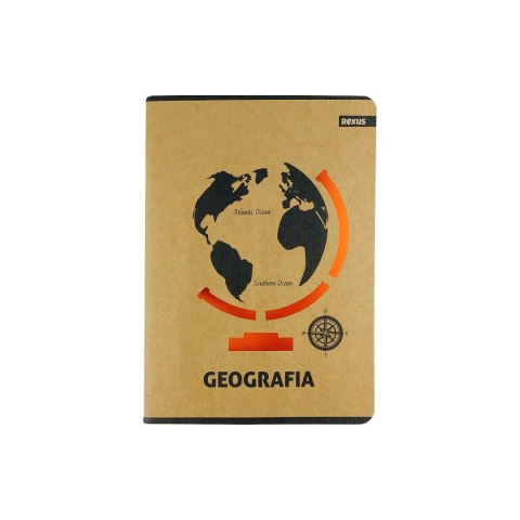 Zeszyt Kraft Liner geografia A5 58k. 70g krata [mm:] 147x209 Beniamin (8423)