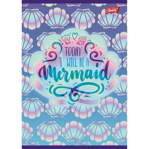 Zeszyt Mermaid A5 16k. podwójna linia kolor Unipap